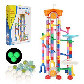 Marble Run Set 230 pc with Motorized Elevator STEM Maze Building Kit