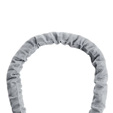 Battle Rope 30Ft 1.5" Heavy Exercise Rope with Protective Sleeve Gray