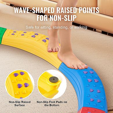 Balance Beam Stepping Stones 8pc Non-Slip Toddler Coordination Set
