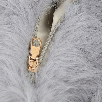 Women's Cute Plush Fur Handbag with Soft Textured Design