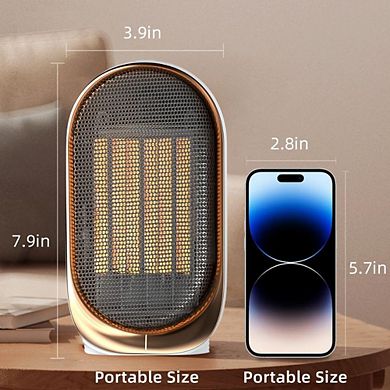 2-Speed Portable Heater Fan for Office