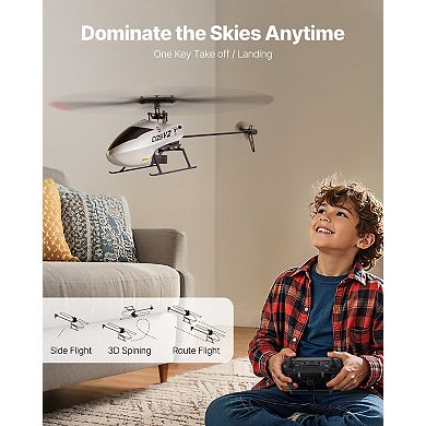 Single-Propeller RC Helicopter with Gyro