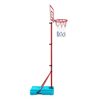 Kids Basketball Hoop Height Adjustable Portable Indoor Outdoor Set