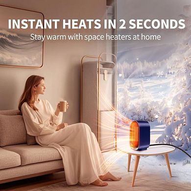 Heater With Overheat and Tip-Over Protection