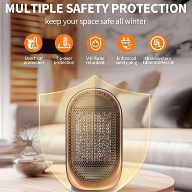 Heater With Overheat and Tip-Over Protection