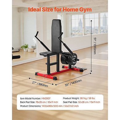 Seated Dip Machine Tricep Bicep Press Down Trainer with Adjustable Seat 450 LB