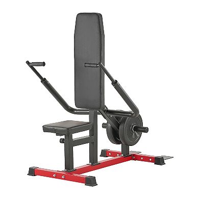 Seated Dip Machine Tricep Bicep Press Down Trainer with Adjustable Seat 450 LB
