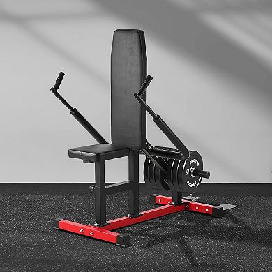 Seated Dip Machine Tricep Bicep Press Down Trainer with Adjustable Seat 450 LB