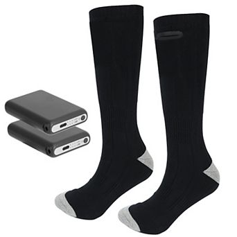 Electric Heated Socks Rechargeable with 4 Heat Levels