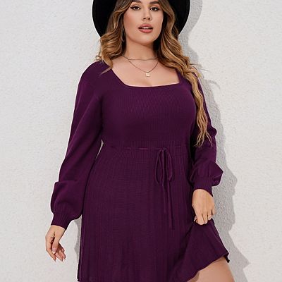 chinese dress ladies ShopWonder Womens Plus Size Sweater Dress Long Sleeve Ribbed Knit Dress  Winter Loose Casual Pullover Sweater Midi Dresses Black at Amazon Women's  Clothing store