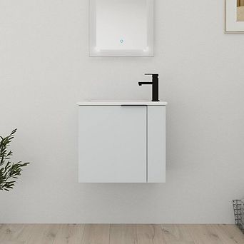 Bathroom Vanity with Sink Floating Soft Close Door