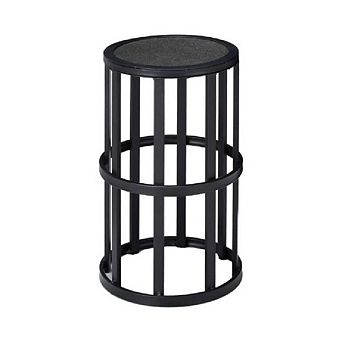 Iron Side Table With Ceramic Tile