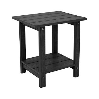 Black Classic Outdoor Side Table