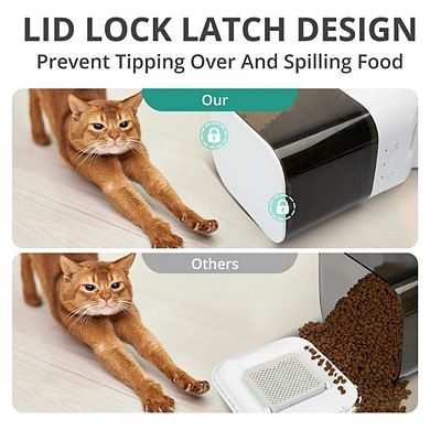 APP-Controlled Cat Feeder, 4L Capacity