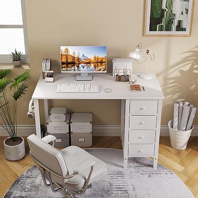 Desk with drawers