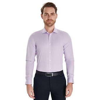 Men's Bespoke Melange With Micro Geo Button-Down Shirt