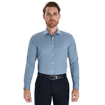 Men's Bespoke Melange With Micro Geo Button-Down Shirt