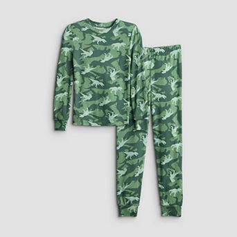 Boys 4-14 Cuddl Duds® Snug Fit Long Sleeve Pajama Top & Pajama Bottoms Set
