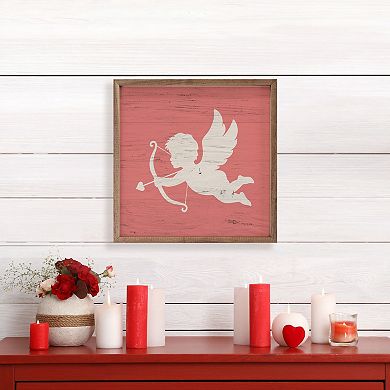 Kendrick Home Cupid Framed Wall Art
