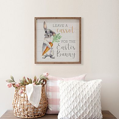 Kendrick Home Leave A Carrot For The Easter Bunny Wall Art