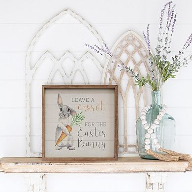 Kendrick Home Leave A Carrot For The Easter Bunny Wall Art