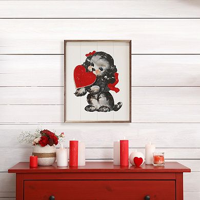 Kendrick Home Sweet Valentine Dog Wall Art