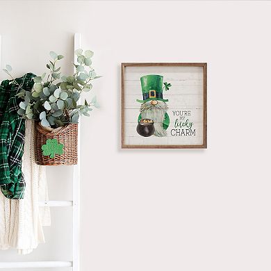 Kendrick Home You Are My Lucky Charm Gnome Wall Art