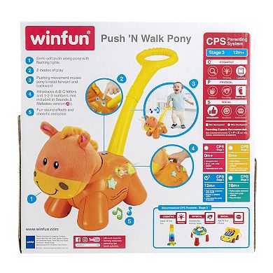 Winfun Interactive Push 'N Walk Pony Toy