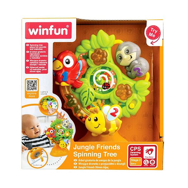 Winfun Jungle Friends Spinning Tree Interactive Toy