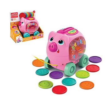 Winfun Pull Along Counting Piggy Toy