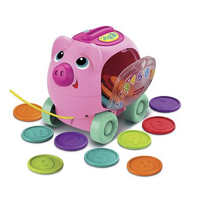 Winfun Pull Along Counting Piggy Toy