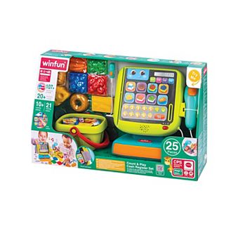 Winfun 25 pc Count & Play Cash Register Set