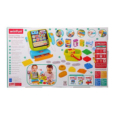 Winfun 25-pc. Count & Play Cash Register Set