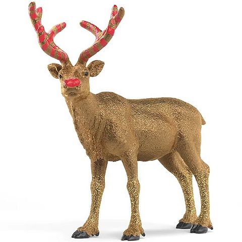 Детские фигурки Schleich Wild Life Golden Anniversary Reindeer Figurine Limited Edition Collectible