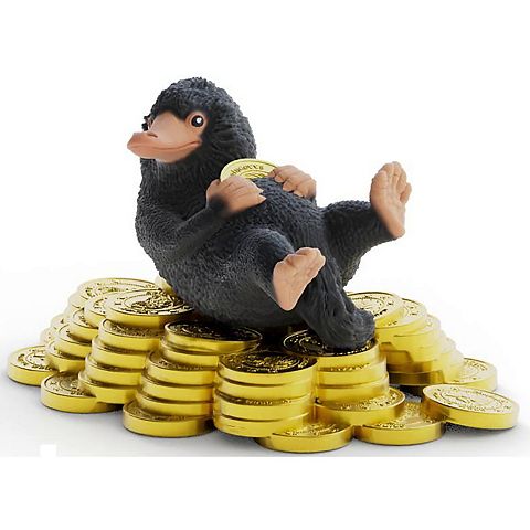 Детские фигурки Schleich Wizarding World Niffler Collectible Toy Figurine with Detachable Gold Pile
