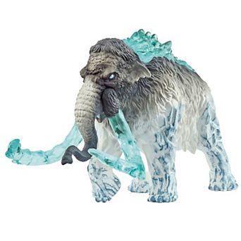 Schleich Eldrador Creatures Ice Mammoth Action Figure with Movable Translucent Tusks