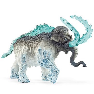 Schleich Eldrador Creatures Ice Mammoth Action Figure with Movable Translucent Tusks