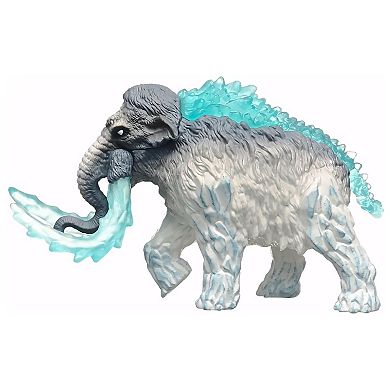Schleich Eldrador Creatures Ice Mammoth Action Figure with Movable Translucent Tusks