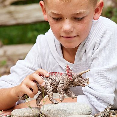 Schleich Dinosaurs Triceratops Realistic Durable Action Figure