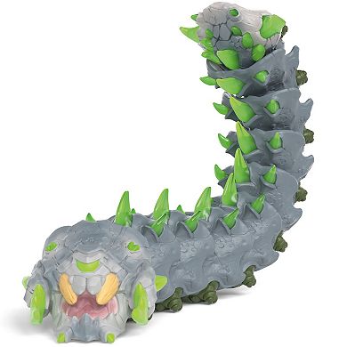 Schleich Eldrador Creatures Movable Stone Worm Bug Figurine