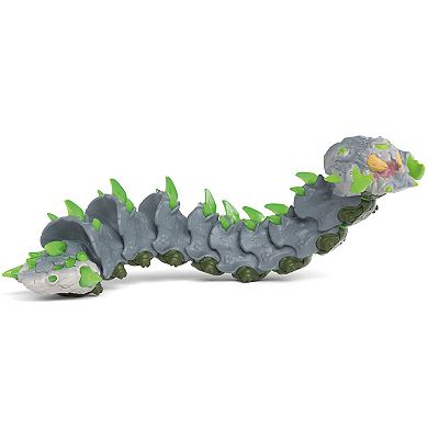 Schleich Eldrador Creatures Movable Stone Worm Bug Figurine
