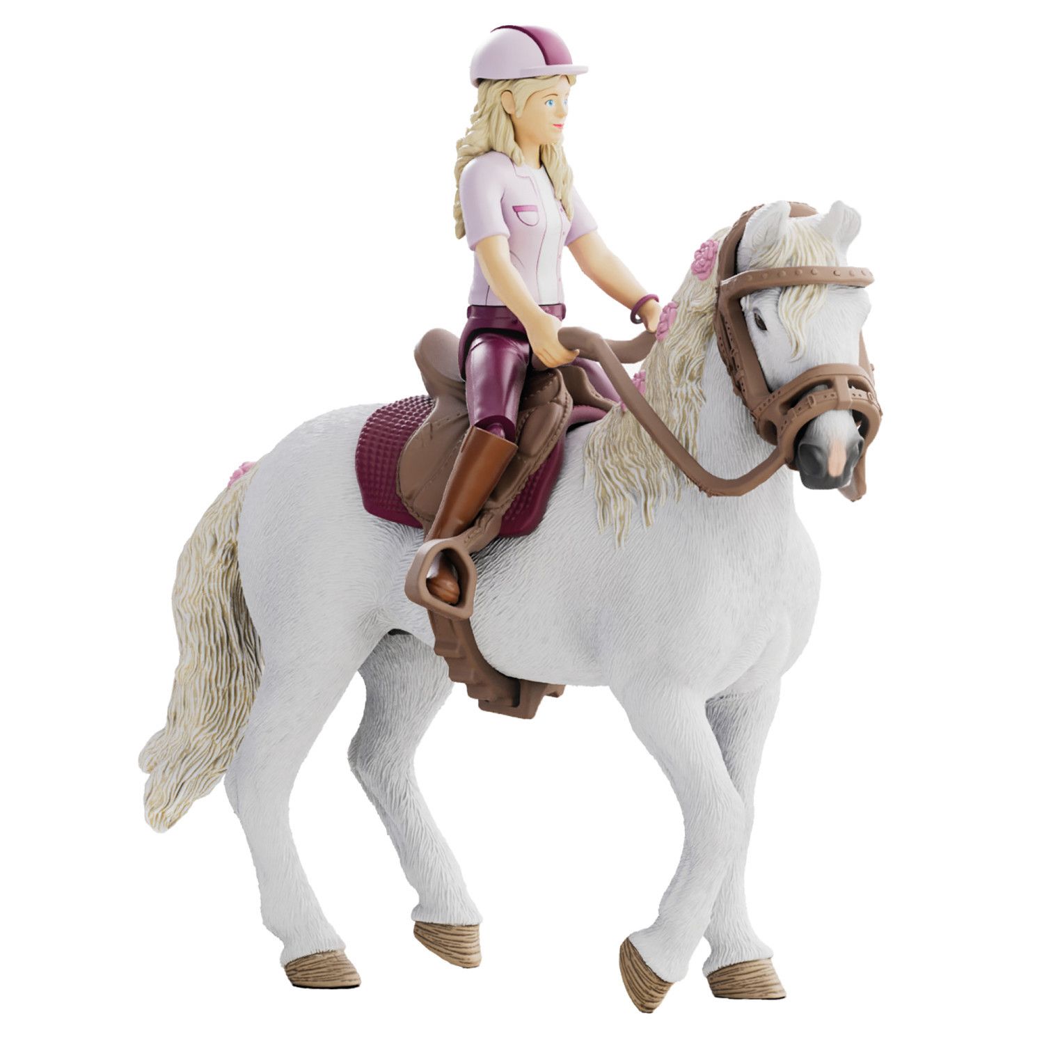 Детский игровой набор Schleich Horse Club Sofia & Blossom 6 pc Playset with Articulated Rider and Mare Figurine — фото 1