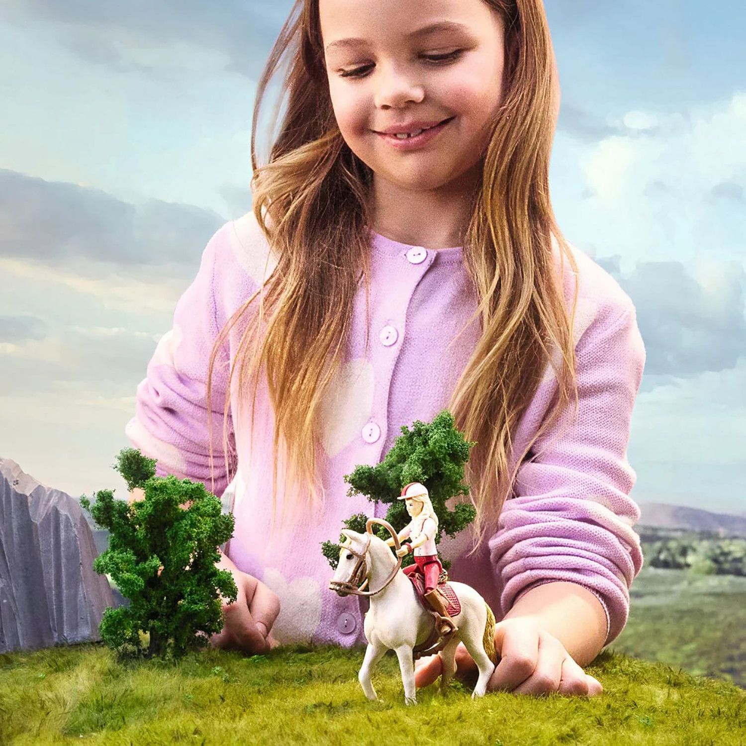 Детский игровой набор Schleich Horse Club Sofia & Blossom 6 pc Playset with Articulated Rider and Mare Figurine — фото 6