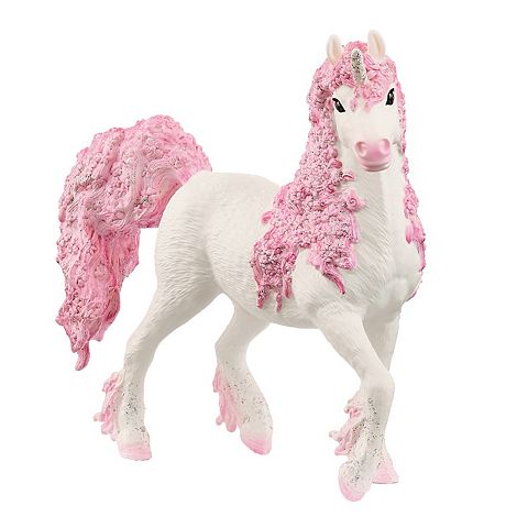 Детские фигурки Schleich Bayala Flower Unicorn Mare Figurine with Silver Glitter Detailing
