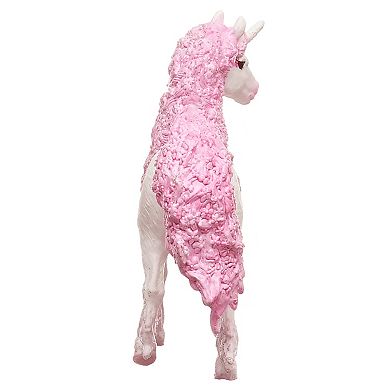 Schleich Bayala Flower Unicorn Mare Figurine with Silver Glitter Detailing