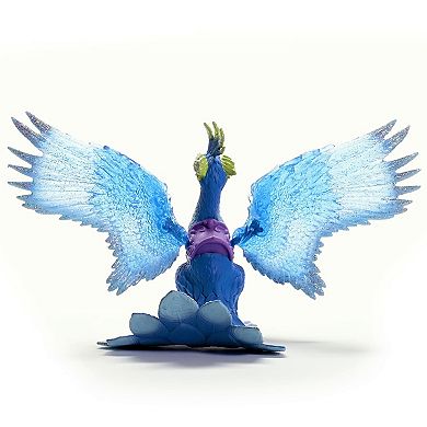 Schleich Bayala Magical Peacock Bird Figurine with Movable Translucent Wings