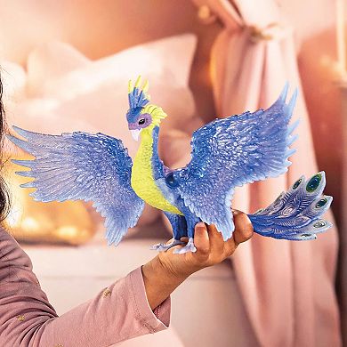 Schleich Bayala Magical Peacock Bird Figurine with Movable Translucent Wings
