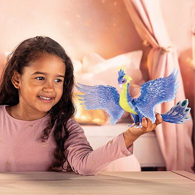 Schleich Bayala Magical Peacock Bird Figurine with Movable Translucent Wings