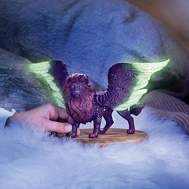 Schleich Bayala Moon Lion Figurine with Moveable Wings, Glow-In-The-Dark Feature