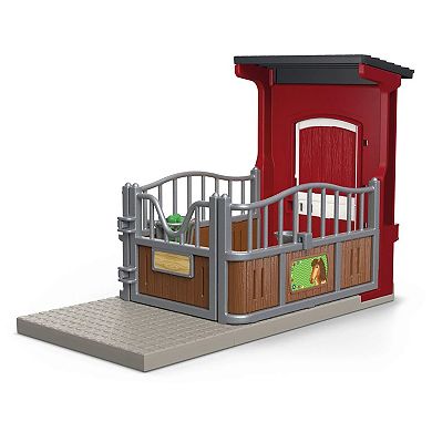 Schleich Farm World Ponybox with Mustang Mare Animal Playset & Accessories